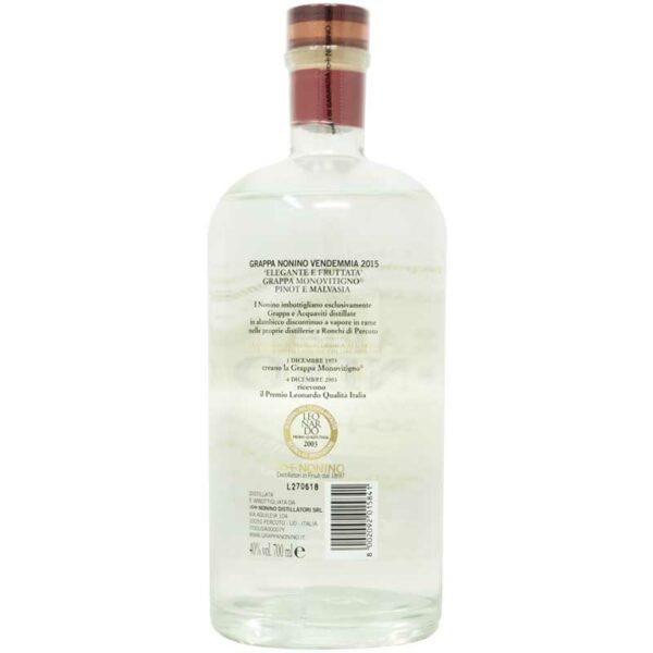 Licor Grappa Vendimia Nonino, 700 ml