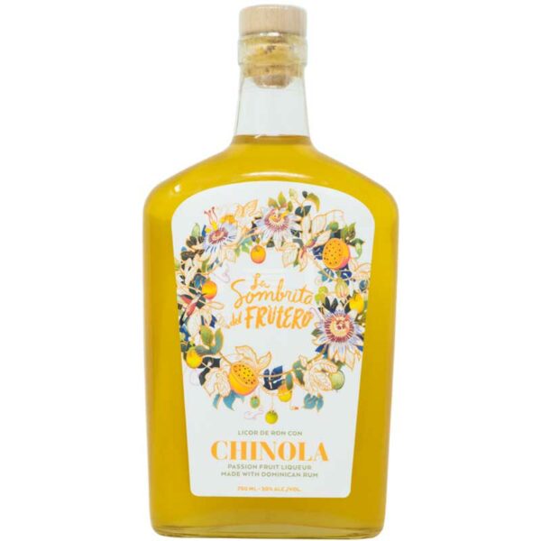 Licor de Ron con Chinola La Sombrita del Frutero, 750 ml
