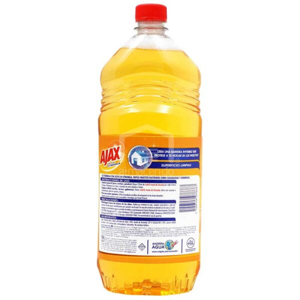 Limpiador y Repelente Ajax Aceite de Citronela, 1 L