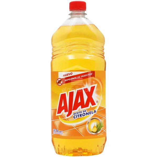 Limpiador y Repelente Ajax Aceite de Citronela, 1 L