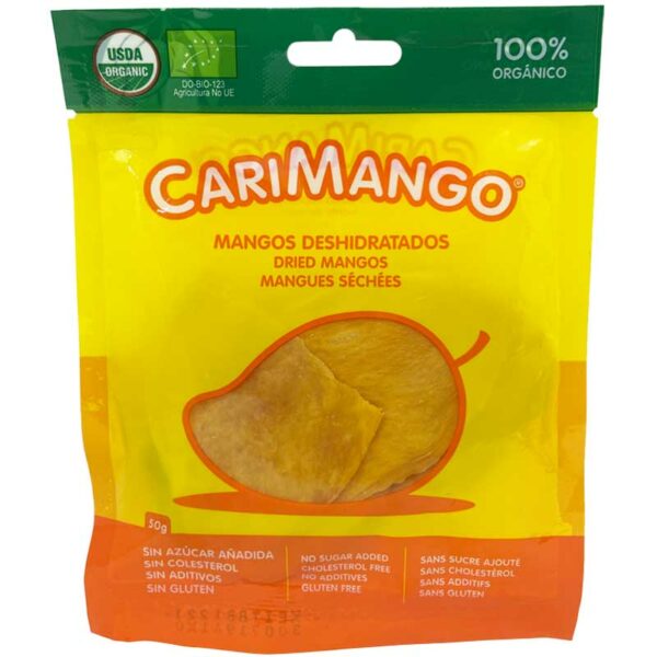 Mangos Deshidratados CariFrutas Lonjas, 50 g