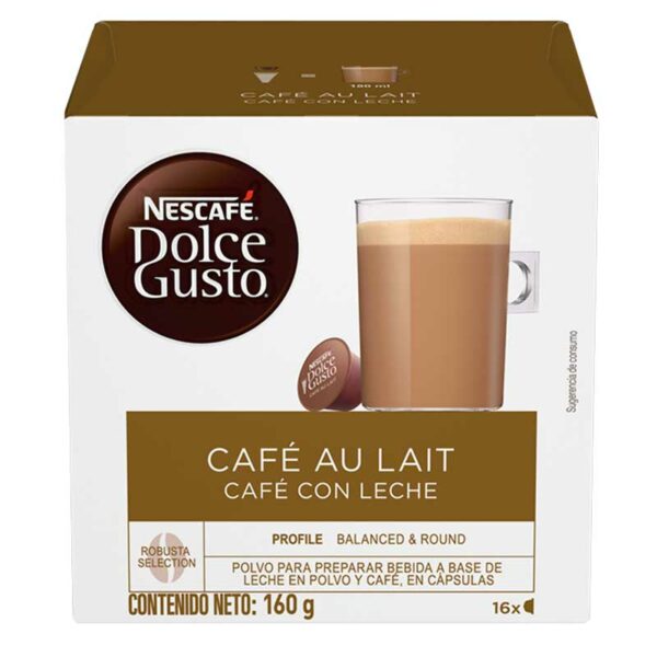 Nescafé Dolce Gusto Café Au Lait, 16 tazas