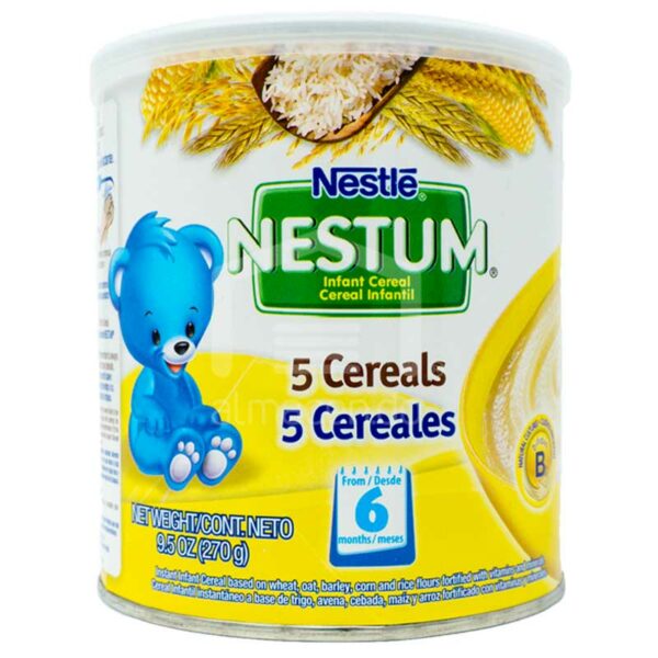 Nestle%CC%81-NESTUM-Cereal-Infantil-Sabor-5-Cereales-_270-g_-Front Nestlé Nestum Cereal Infantil 5 Cereales, 270 g