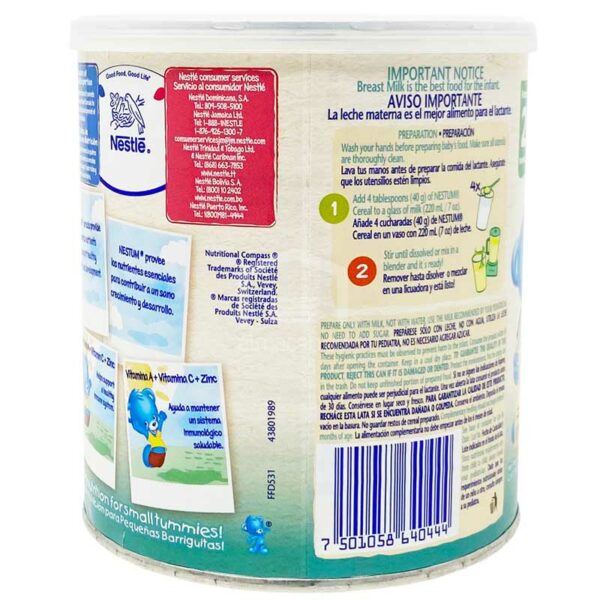 Nestlé NESTUM Cereal Infantil Sabor a Vainilla, 300 g