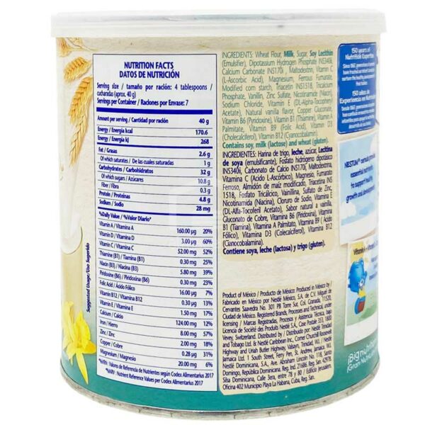 Nestlé NESTUM Cereal Infantil Sabor a Vainilla, 300 g