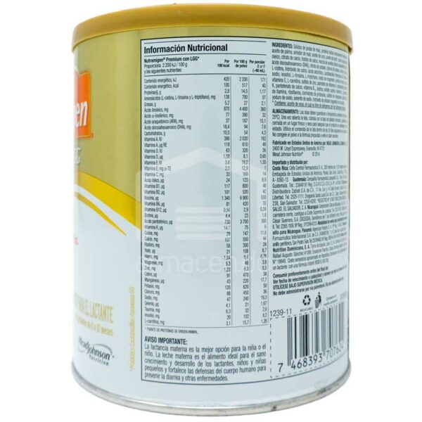 Nutramigen Premium con LGG Fórmula Infantil en Polvo, 357 g