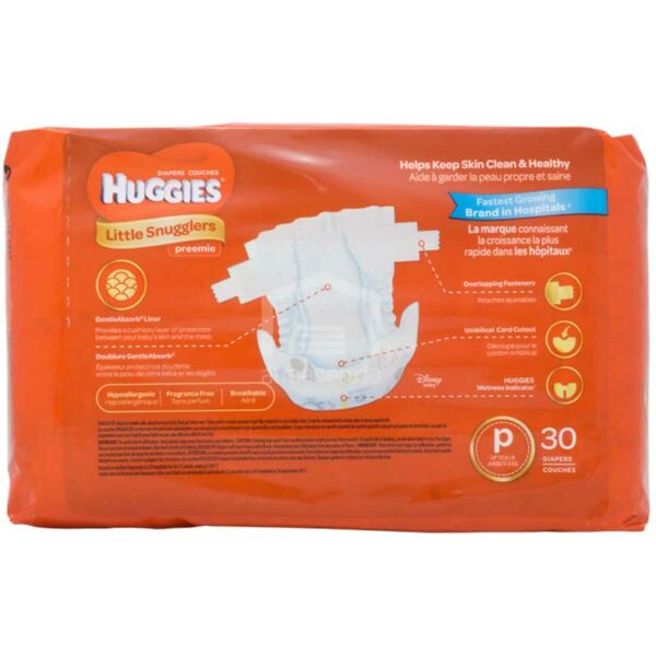 Pañales Huggies Little Snugglers Premature (30 uds)