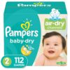Pañales Pampers Baby-Dry No. 2, (112 uds)