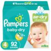 Pañales Pampers Baby-Dry No. 4, (92 uds)