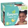 Pañales Pampers Baby-Dry No. 6 (64 uds)