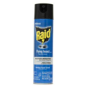 Pesticida Raid Mata Insectos Voladores Aroma a Aire Fresco, 11 oz