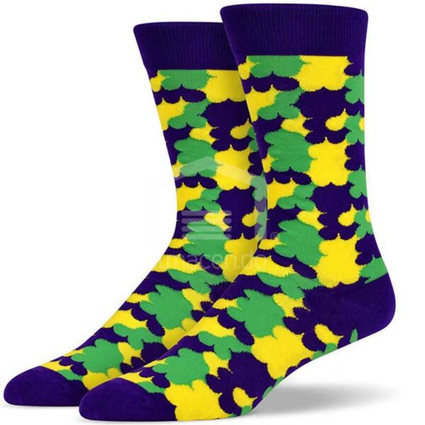 Medias Soxy Purple Green Yellow Cloud