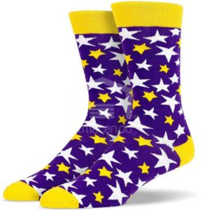 Medias Soxy Purple Yellow White Stars