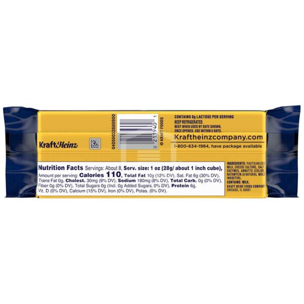 Queso Kraft Cheddar Suave, 8 oz