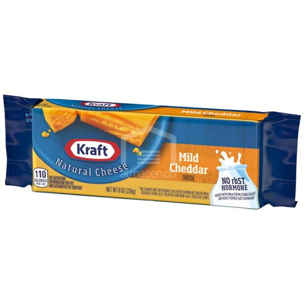 Queso Kraft Cheddar Suave, 8 oz