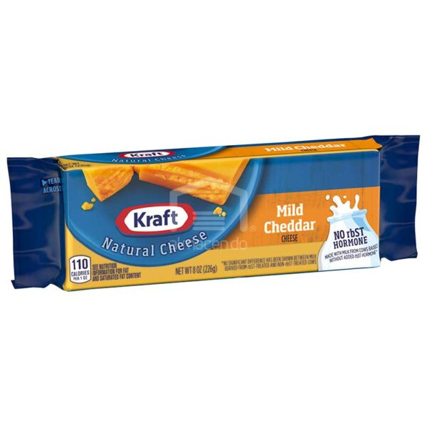 Queso Kraft Cheddar Suave, 8 oz