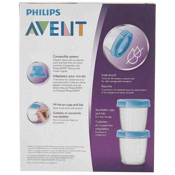 Recipientes-de-Almacenamiento-Philips-Avent-para-Leche-Materna-Reusables_-_10-uds_-Back Recipientes de Almacenamiento Philips Avent para Leche Materna Reusables, 10 uds