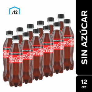 Refresco Coca Cola sin Azúcar, 13.5 oz (12 uds)