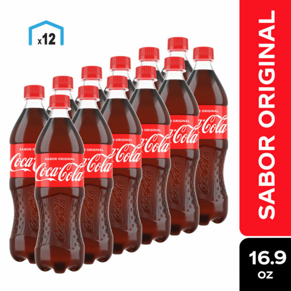 Refresco-Coca-Cola_-16.9-oz-_12-uds_-Turn Refresco Coca Cola, 16.9 oz (12 uds)