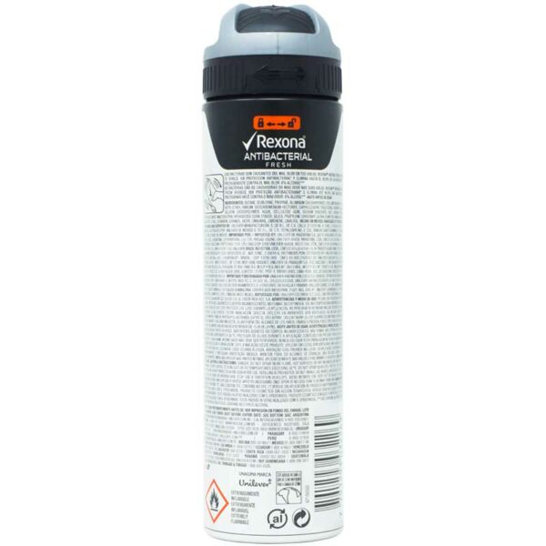 Rexona Hombre Antitranspirante Aerosol Antibacterial Fresh, 150 ml