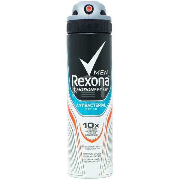 Rexona Hombre Antitranspirante Aerosol Antibacterial Fresh, 150 ml