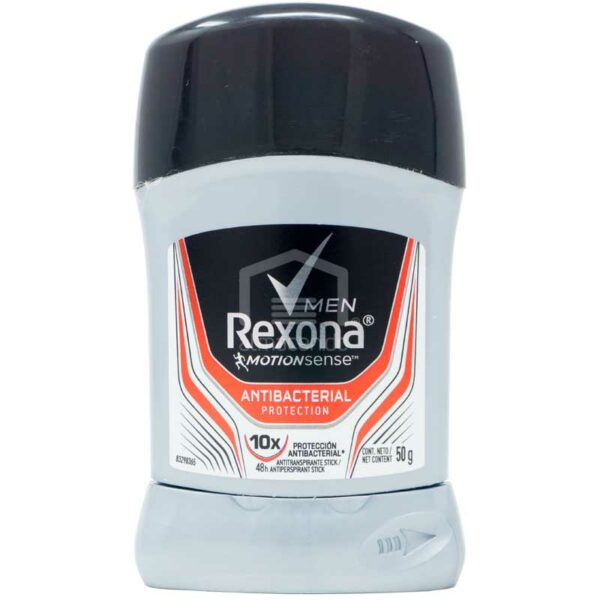 Rexona Hombre Antitranspirante Barra Antibacterial, 50 g