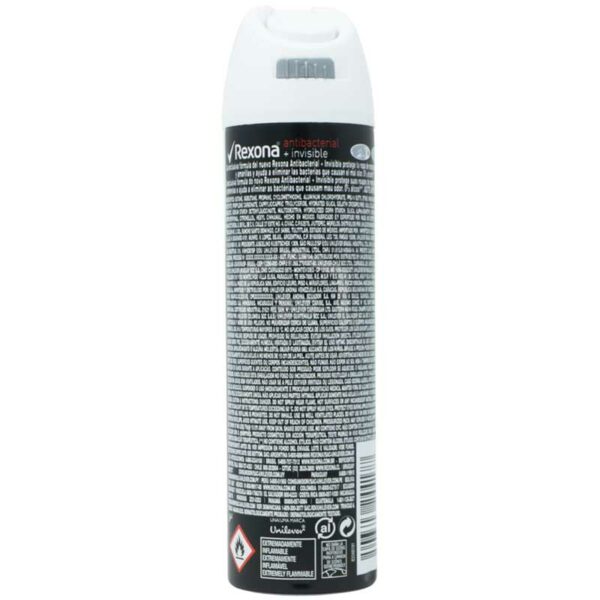 Rexona Mujer Antitranspirante Aerosol Antibacterial + Invisible, 150 ml