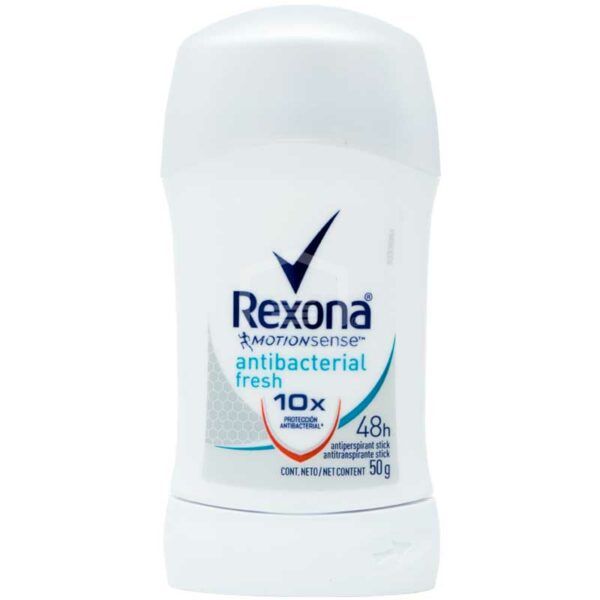Rexona Mujer Antitranspirante Barra Antibacterial Fresh, 50 g