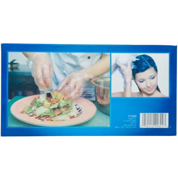 Guantes de Vinyl Sani Guard One Size Clear, 500 uds