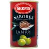 Serpis Aceitunas Rellenas de Jamón Serrano, 300 g