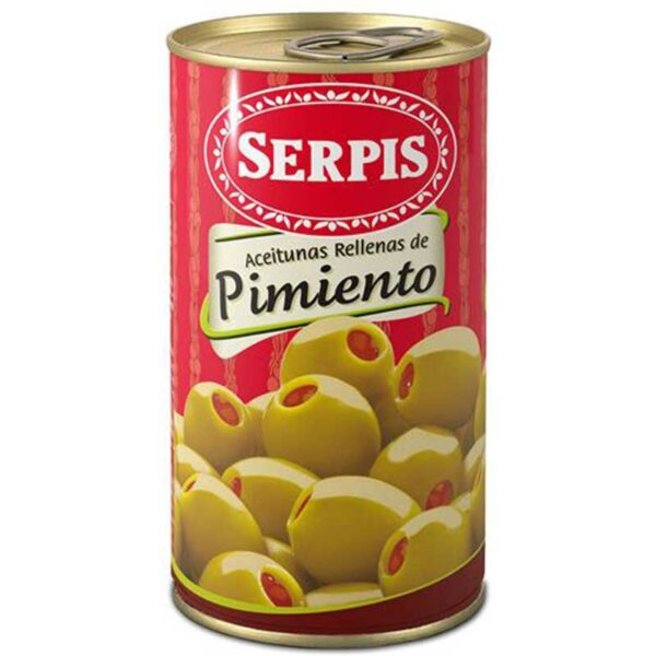 Serpis Aceitunas Rellenas de Pimiento, 350 g