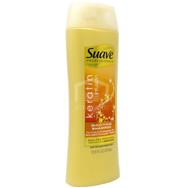 Shampoo Suave Professionals® Suavizante Infusión Keratina, 12.6 oz