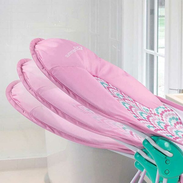 Silla de Baño para Bebés Summer Infant Deluxe Estampado Rosado