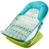 Silla de Baño para Bebés Summer Infant Deluxe Estampado Verde y Azul