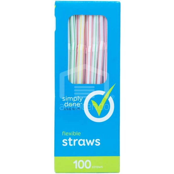 Sorbetes Plásticos Flexibles 7.5" Simply Done (100 uds)