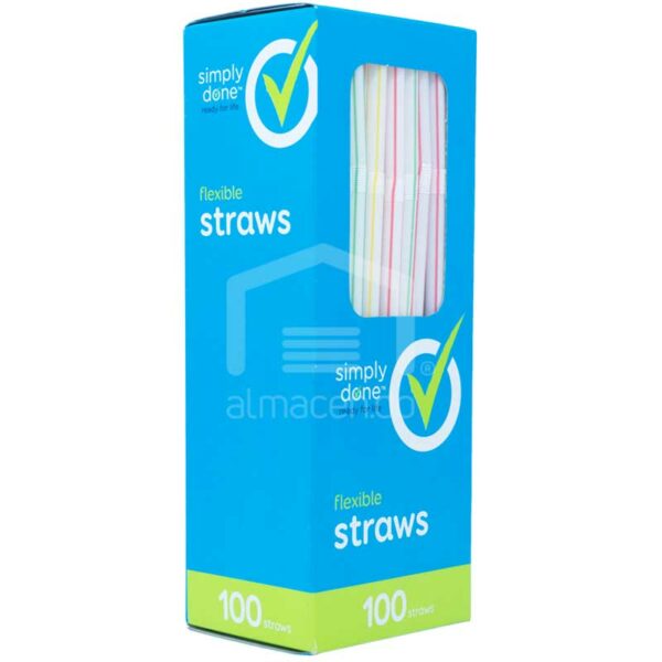 Sorbetes Plásticos Flexibles 7.5" Simply Done (100 uds)