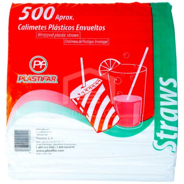 Sorbetes Plásticos Envueltos 7.5" Plastifar, (500 uds)