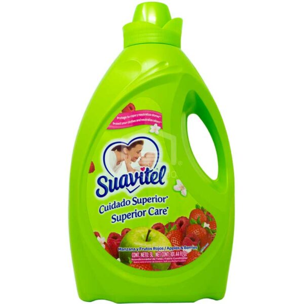 Suavitel Aroma Intense Manzana y Frutos Rojos, 2.8 L