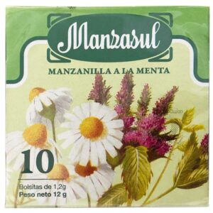 Té La Leonesa Manzanilla a la Menta, 10 uds