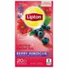Té Lipton de Hierbas de Hibisco y Bayas, 20 uds
