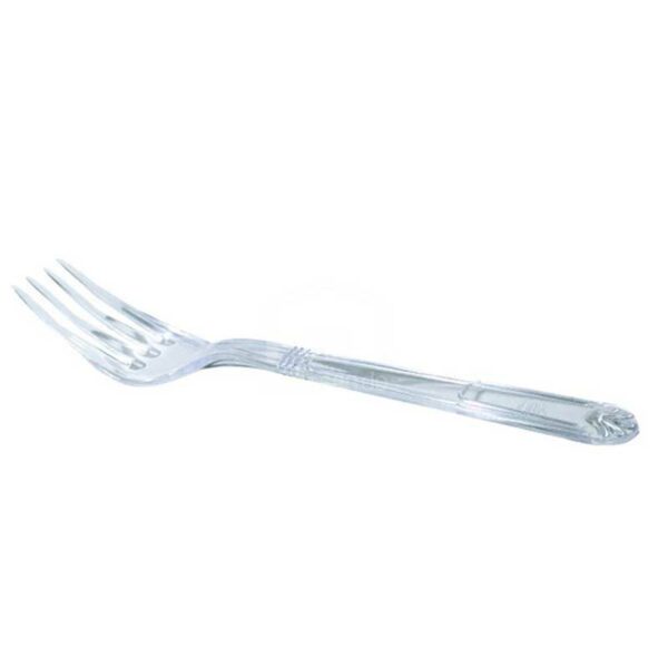 Tenedores Clear Desechables Plásticos Plastifar (25 uds)