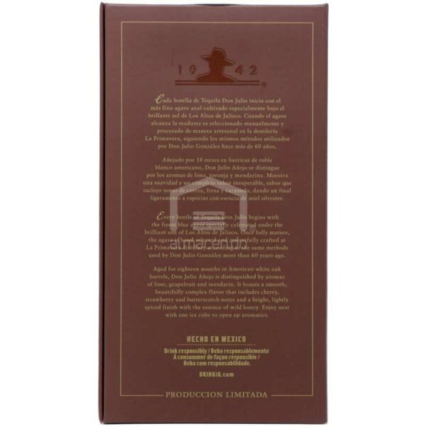 Tequila Don Julio Añejo, 750 ml