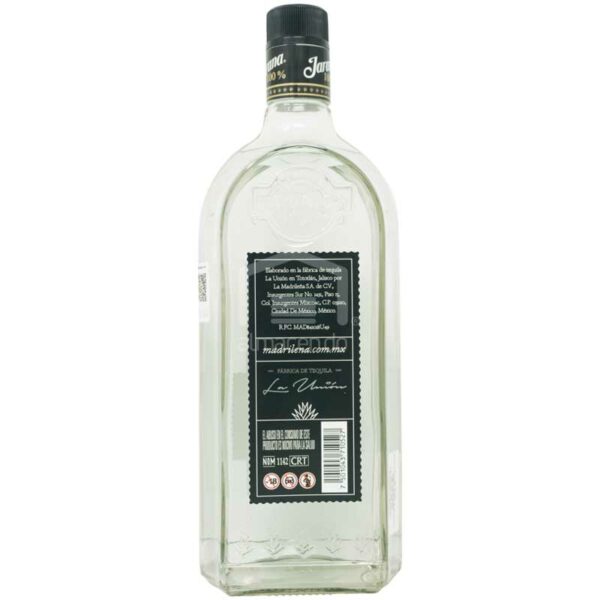 Tequila-Jarana-Blanco_-1L-Back Tequila Jarana Blanco, 1L