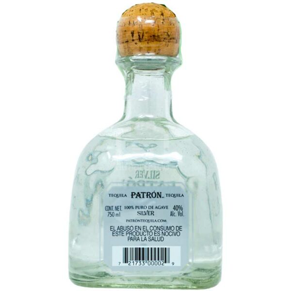 Tequila-Patron-Silver-_750ml_-Back Tequila Patrón Silver, 750 ml