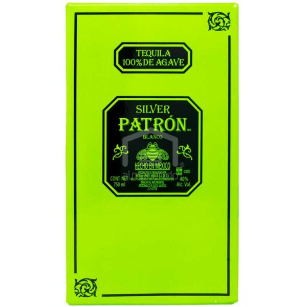 Tequila-Patron-Silver-_750ml_-Front- Tequila Patrón Silver, 750 ml