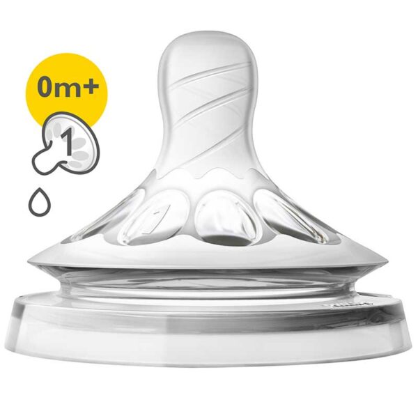 Tetina Philips Avent Natural Flujo Recién Nacido 0m+, 2 uds