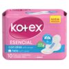 Toallas Femeninas Kotex Esencial Normal Maxi, 10 uds