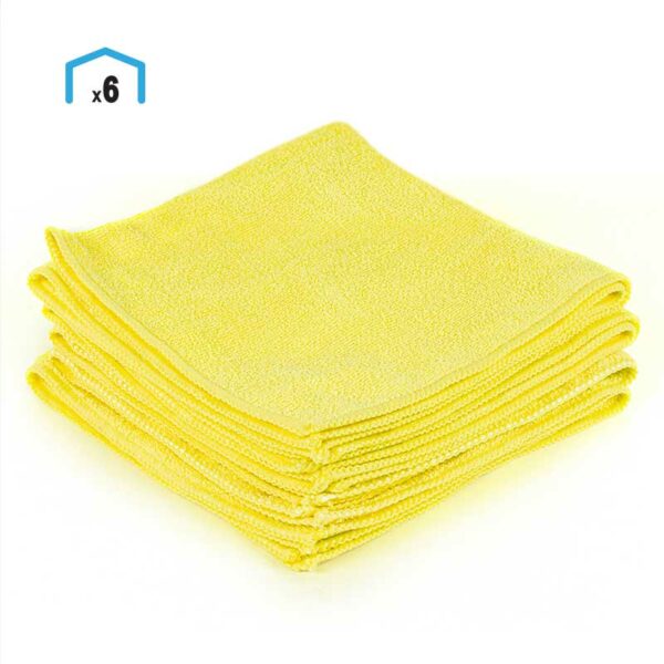 Toallas Microfibras 16" x 16" (6 uds)