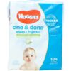 Toallitas Húmedas Huggies One & Done Fragancia a Pepino y Té Verde, 184 uds