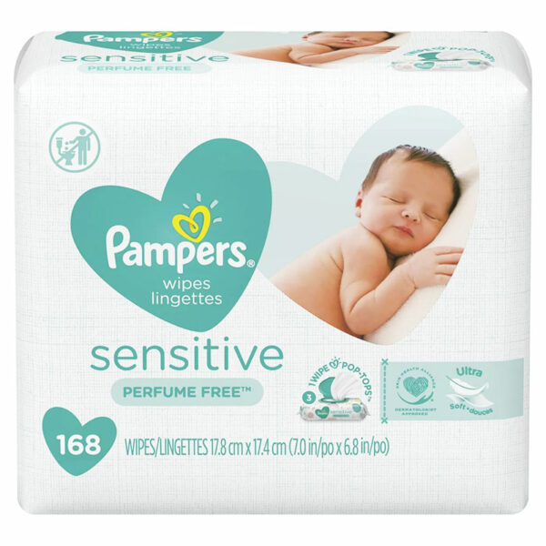 Toallitas Húmedas Pampers Sensitive (168 uds)
